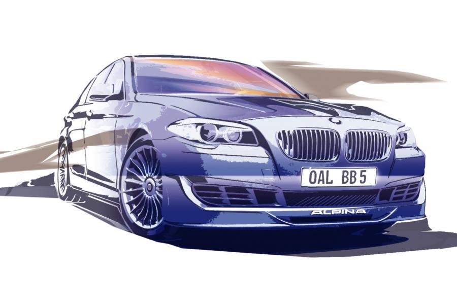 Эскиз Alpina B5 Bi-Turbo Limousine (F10) 2010 года  (фото 6 из 37)